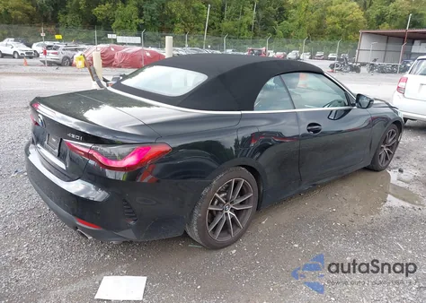 2022 BMW 430Xi из США, поврежденный, VIN WBA43AT01NCH83474